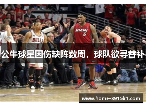 公牛球星因伤缺阵数周，球队欲寻替补